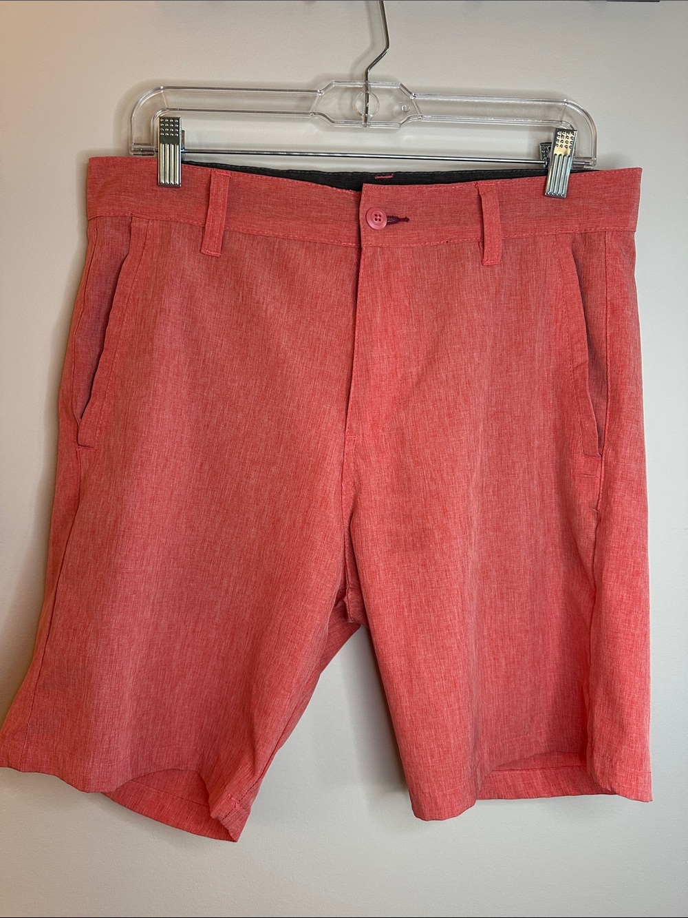 Men's Casual Coral Golf Shorts